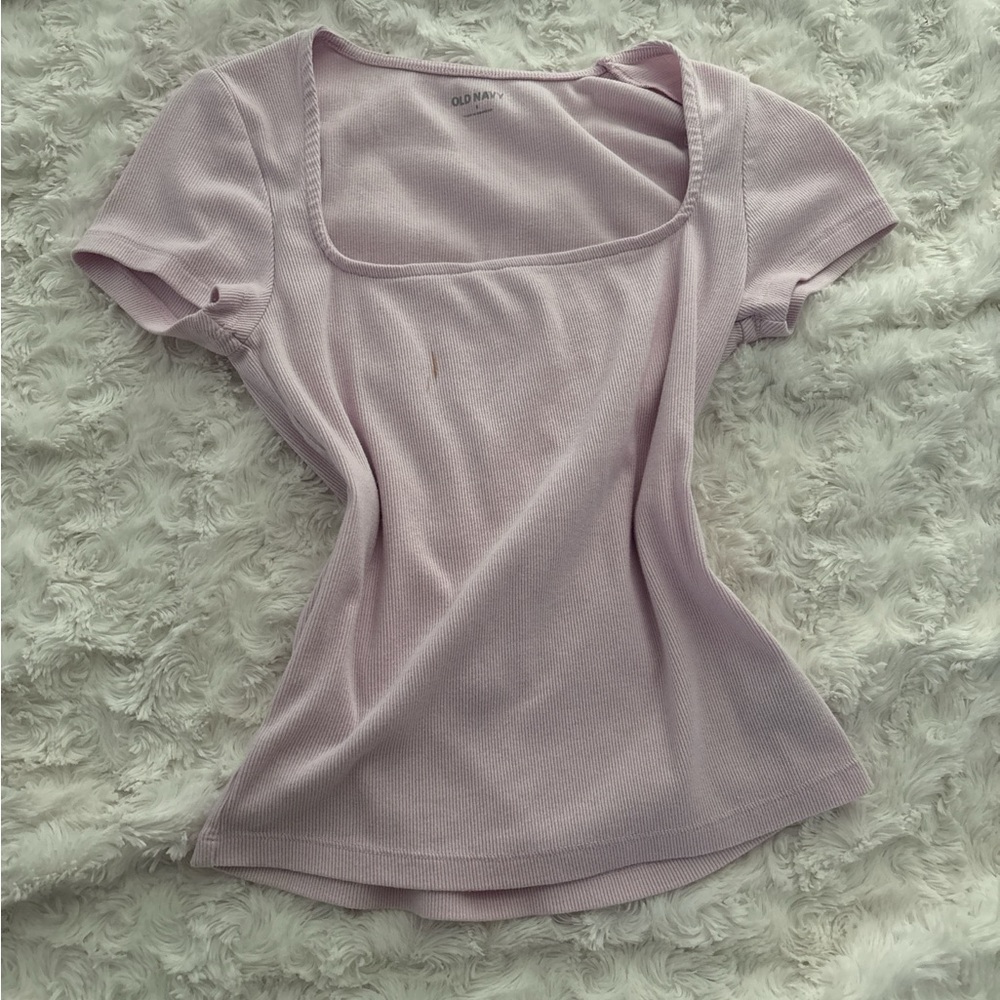 Old Navy Women's Light Purple Short Sleeve Top
